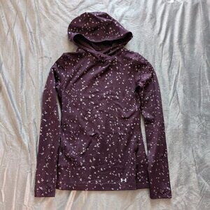 UnderArmour Cold Gear Hooded Athletic Top Small